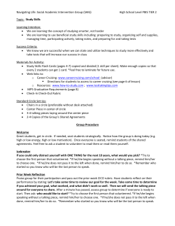 Study Skills - Milwaukee Public Schools