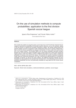 On the use of simulation methods to compute probabilities