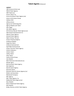 Talent Agents(Hollywood)