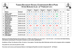 draw 10 teams x 6 games