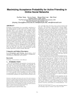 Maximizing Acceptance Probability for Active Friending in