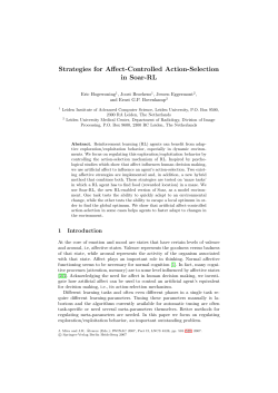 Strategies for Affect-Controlled Action-Selection in Soar-RL