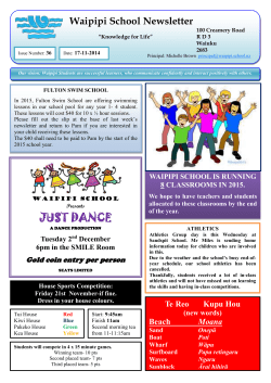 Newsletter 36: Monday 17th November
