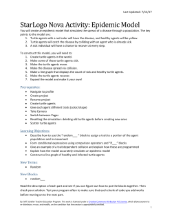 Epidemic - StarLogo Nova