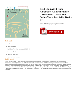 Read Book Adult Piano Adventures All-in-One Piano