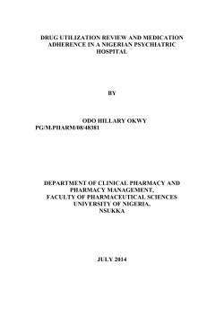 1.4.12 adherence to psychotropic drugs