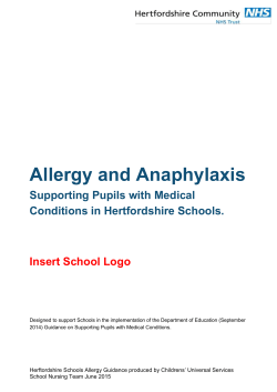 Staff Training Record &ndash; Administration of Medicines