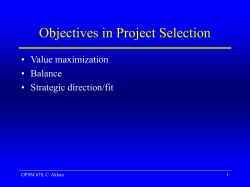 OPSM 639 Project Management