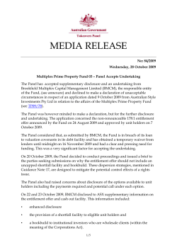Multiplex Prime Property Fund 03