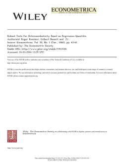 Robust Tests for Heteroscedasticity Based on