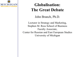 Globalization: The Great Debate