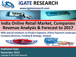 India Online Retail Market and Company Analysis www