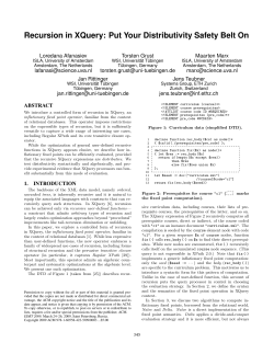 Recursion in XQuery: Put Your Distributivity