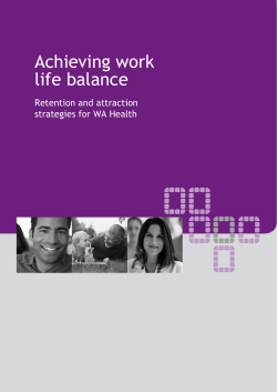 Achieving work life balance