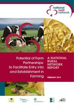 Potential of Farm Partnerships