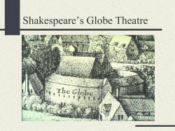PowerPoint Presentation - Shakespeare`s Globe Theatre