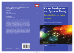 Career Development and Systems Theory