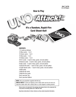 41943 : Uno&reg; Attack!&trade; Card Game