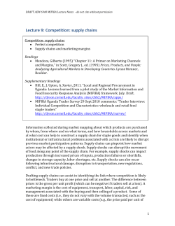 9 Competition - supply chains