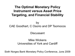 The Optimal Monetary Policy Instrument versus Asset Price
