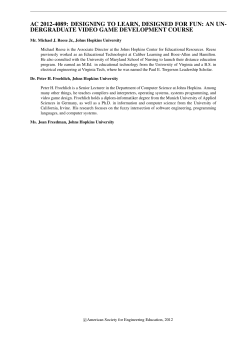 Designing to Learn, Designed for Fun