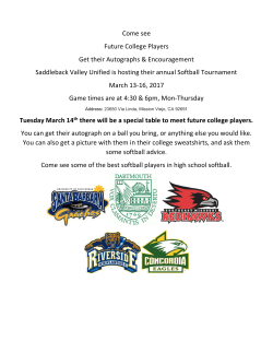 Come see Future College Players Get their Autographs