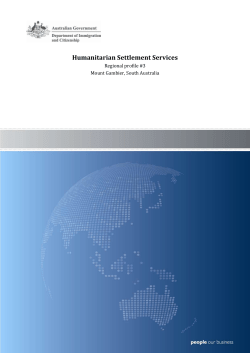 Mount Gambier - Regional HSS Profile