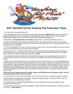 Rules and Registration Form