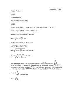Problem 5: Page 1 - Art of Problem Solving