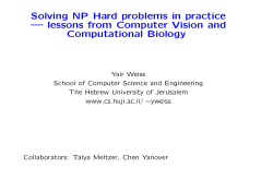 Solving NP Hard problems in practice — lessons from Computer