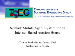 Nomad: Mobil Agent System for an Internet