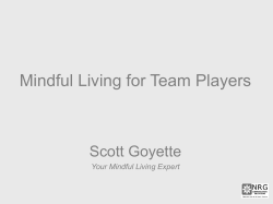 Mindful Living for Team Players