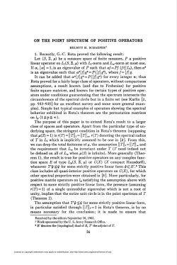 ON THE POINT SPECTRUM OF POSITIVE OPERATORS