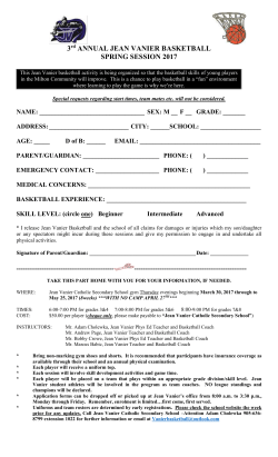 Thursday Night Player Application JV