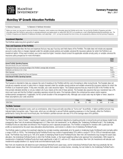 MainStay VP Growth Allocation Portfolio