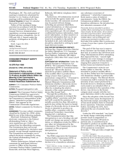 proposed policy on audible effects