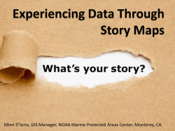 Mimi D`Iorio, GIS Manager, NOAA Marine Protected Areas