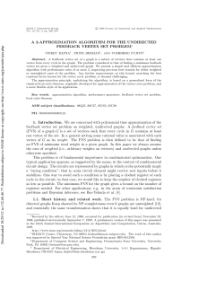 A 2-Approximation Algorithm for the Undirected Feedback Vertex