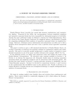 A survey of Stanley-Reisner theory