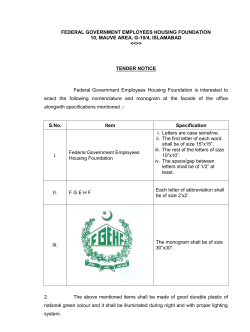 FEDERAL GOVERNMENT EMPLOYEES HOUSING FOUNDATION