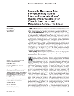 Favorable Outcomes After Sonographically Guided