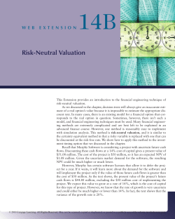 Risk-Neutral Valuation