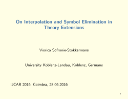 On Interpolation and Symbol Elimination in Theory Extensions