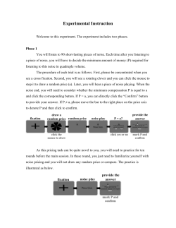 Experimental Instruction