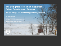 Part 2. The Designers Role in The Wind Energy Industry 01 02 03 04