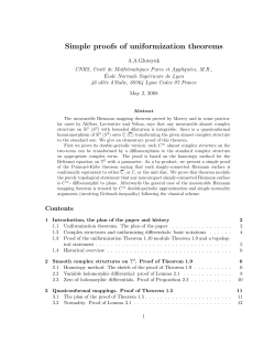 Simple proofs of uniformization theorems
