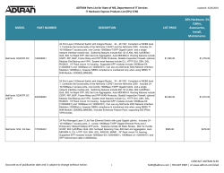 MODEL PART NUMBER DESCRIPTION LIST PRICE 20