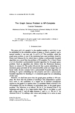 The Graph Genus Problem Is NP