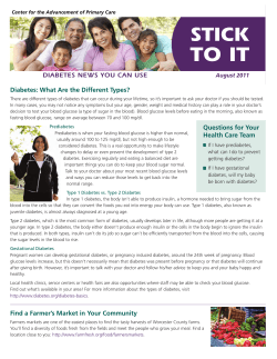 Diabetes: What Are the Different Types? Find a Farmer`s Market in