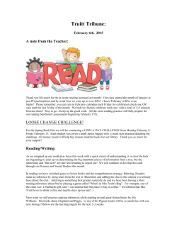 Reading/Writing - Urbandale Schools